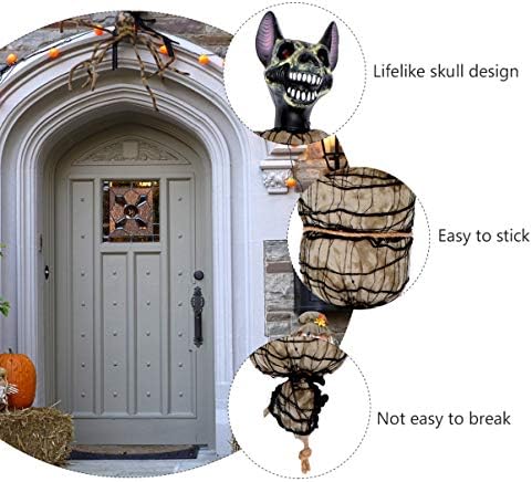 Happyyami dekor za dom Halloween Viseći Ornament Ghost Skull Ornament Skeleton Ghost Halloween ukrasi Viseći duh proganjani kuća ukrasi