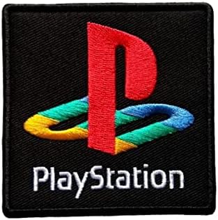 Vezeni kvadratni retro igrački logo Iron na šivanju na Applique Gamers Patch