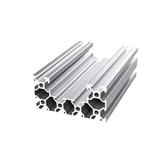 Linearna tračnica od 4080 inča: 45,28 inča / 1150 mm europski standardni aluminijski ekstruzijski profil, anodizirani srebrni linearni