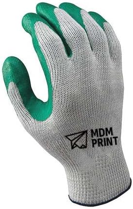 Prekrivene rukavice, sive/zelene, 8, pr