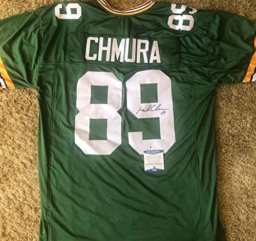 Mark Chmura Packers 89 Potpisani Autografirani prilagođeni XL Jersey Bas WC44102