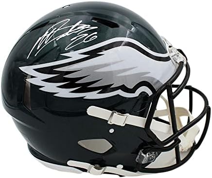 Miles Sanders potpisao je autentičnu NFL kacigu u NFL - u-NFL kacige s autogramima